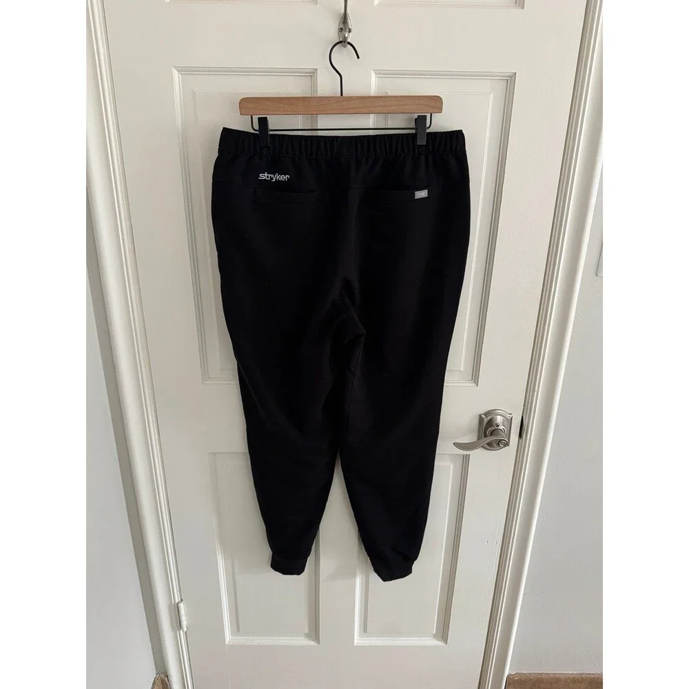 Figs Technical Collection Tansen Men’s Jogger Scrub Pants in Black Size Large